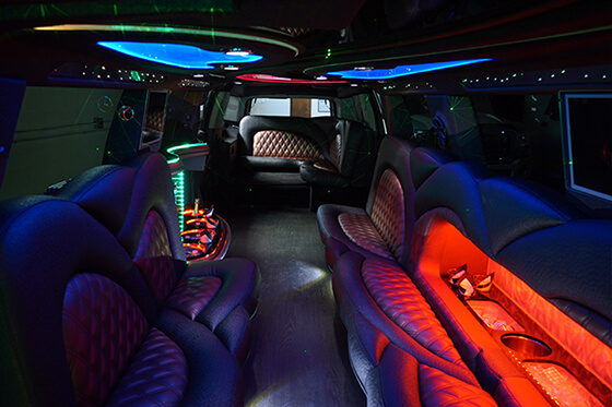 Rockville limousine with leather seats